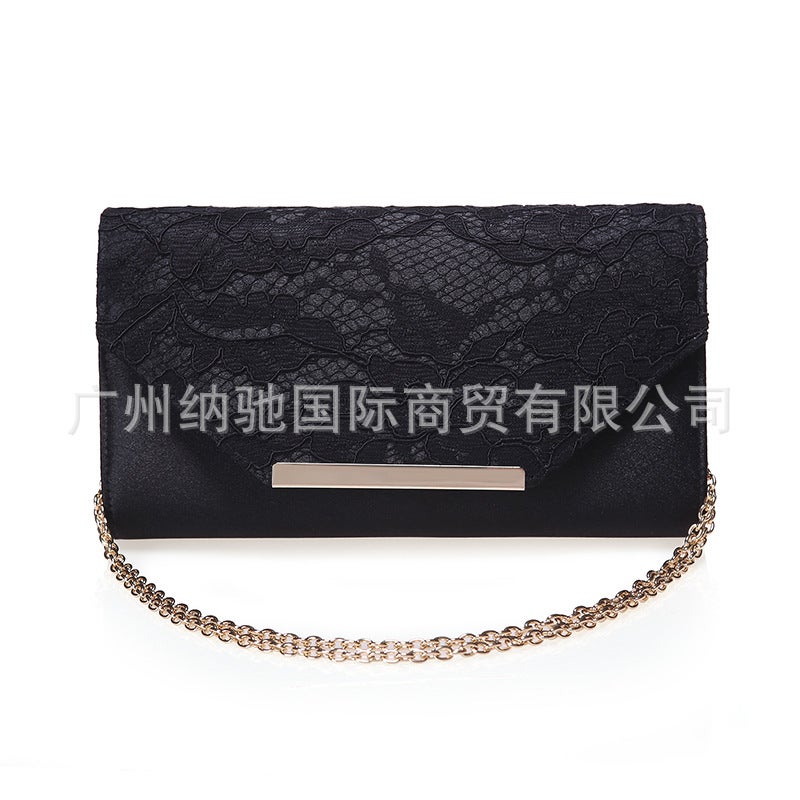 E-Commerce Evening Bag Fashion Clutch Bag All-Match Dress Full Crossbody Shoulder Bag Bridal Bag High-End Banquet Bag - Image 1