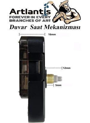 Artlantis Wall Clock Mechanism 1 Piece 10 mm Shaft Silent Clock Motor Hour Hand School Experiment Clock Making  - Image 2