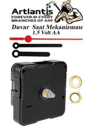 Artlantis Wall Clock Mechanism 1 Piece 10 mm Shaft Silent Clock Motor Hour Hand School Experiment Clock Making  - Image 1
