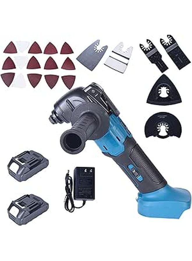 Multi Tool Oscillating Electric Trimmer 6 Speed Variable For 18V Battery Portable Cutting Device - Image 1