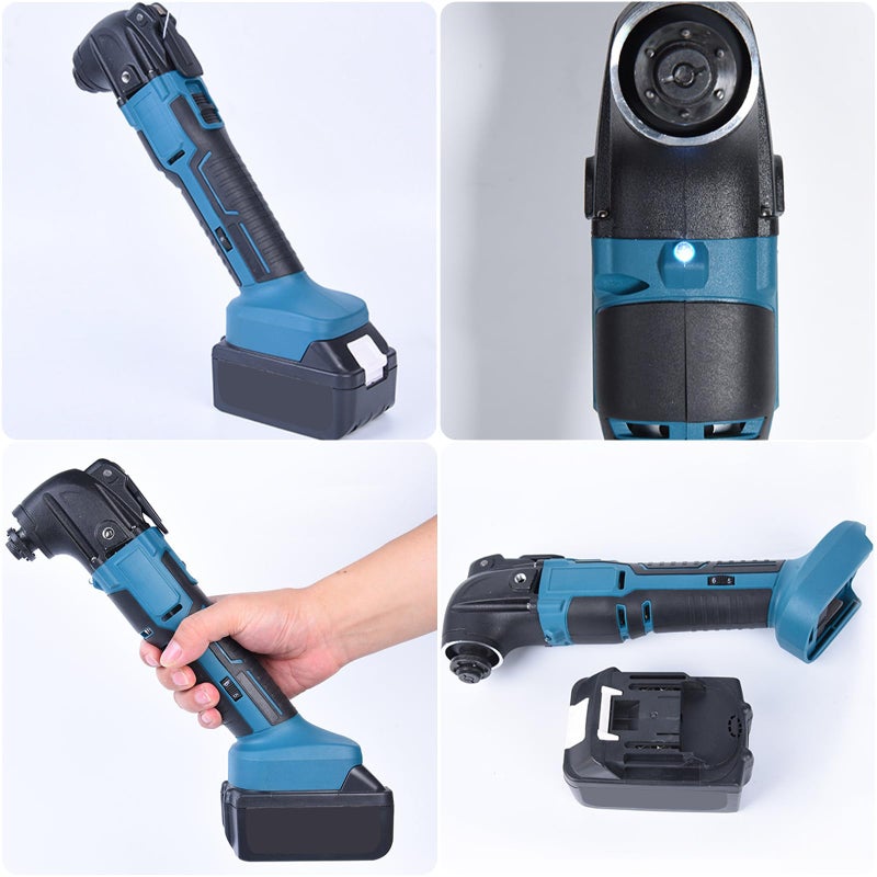 Multi Tool Oscillating Electric Trimmer 6 Speed Variable For 18V Battery Portable Cutting Device - Image 4