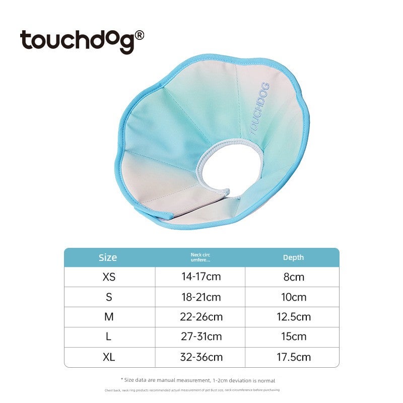 Touchdog Dog Elizabeth Circle Cat Fun Collar Anti-Lick Bite Neck Circle Pet Sterilization Shame Circle - Image 3