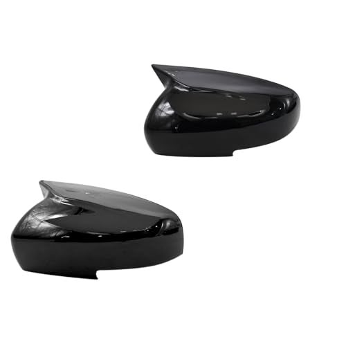 KMH Batman Style Car Mirror Covers Compatible with Maruti Suzuki Swift 2018 2024, Baleno, Drize 2017, Celerio Old 2017, Fronx, Wagnor 2019, Spresso, Ignos, Ciaz, Alto 900 & K10 (Gloss Black) Set 2 Pc - Image 2