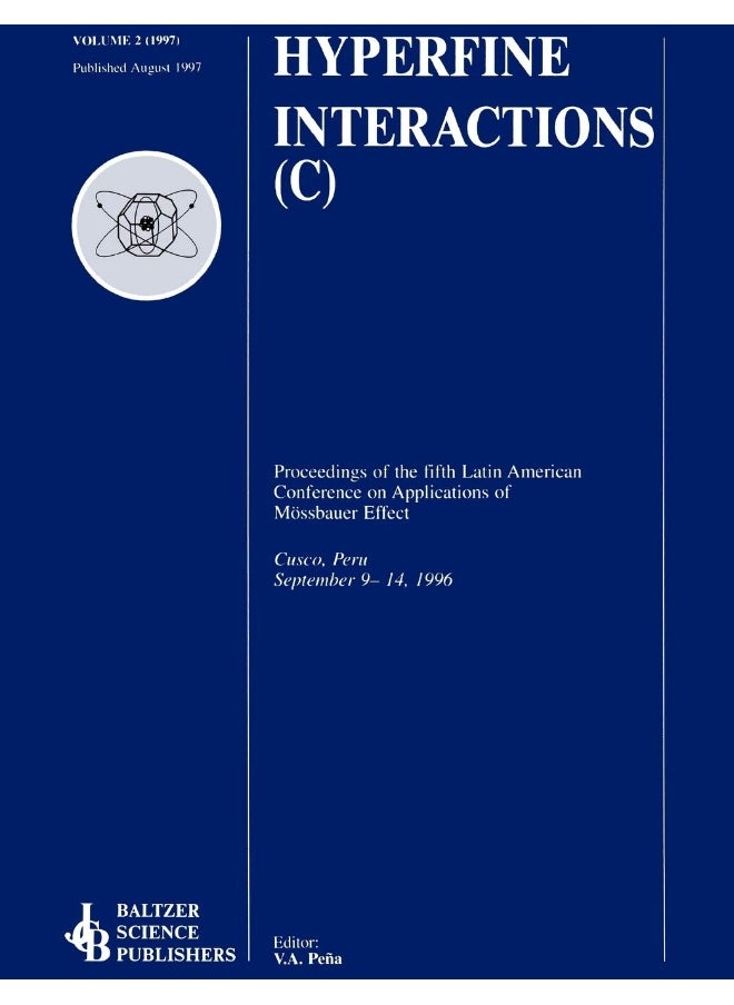Proceedings of the Fifth Latin American Conference on Applications of the Moessbauer Effect 