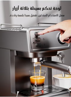 Walphin Espresso Machine Coffee Maker Cappuccino Machine Latte Machine 20Bar 850W 1600ml Water tank  with Milk Frother Steam Wand for Home and Barista  - Image 2