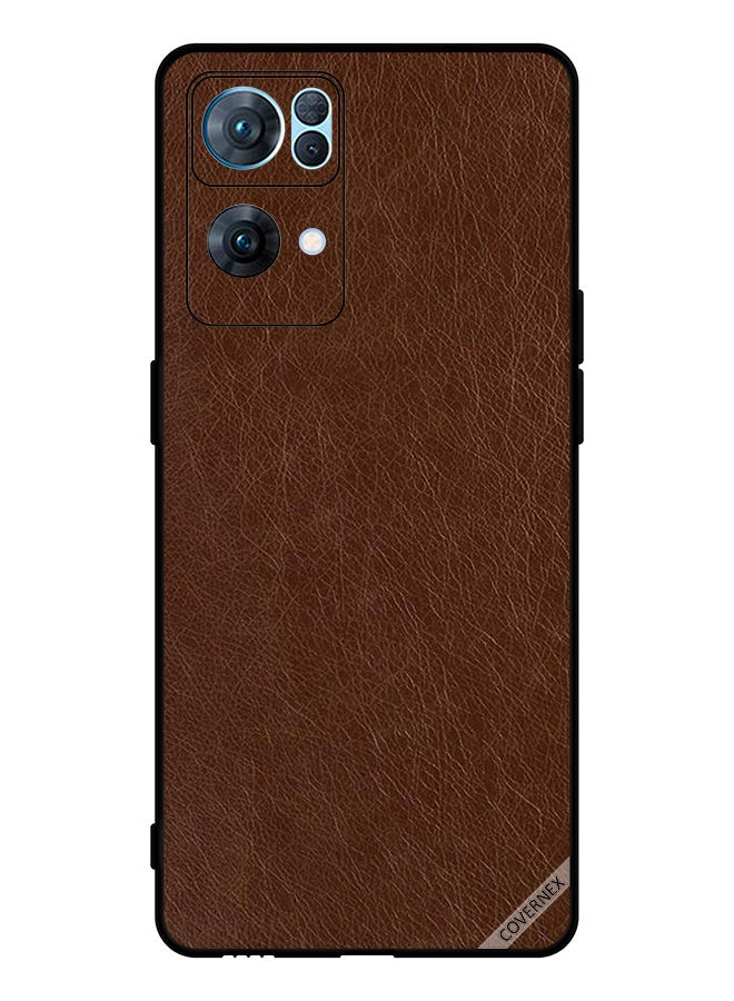 Covernex غطاء حماية جلدي لهاتف Oppo Reno7 Pro 5G - Image 1