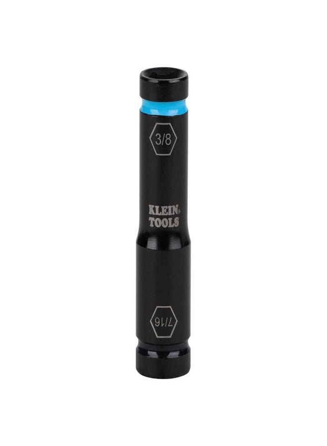 Klein Tools 66077 Impact Driver Flip Socket, 7/16- and 3/8-Inch Sizes, Use with Klein Tools Compact Impact Wrenches BAT20CW, BAT20CW1 - Image 1