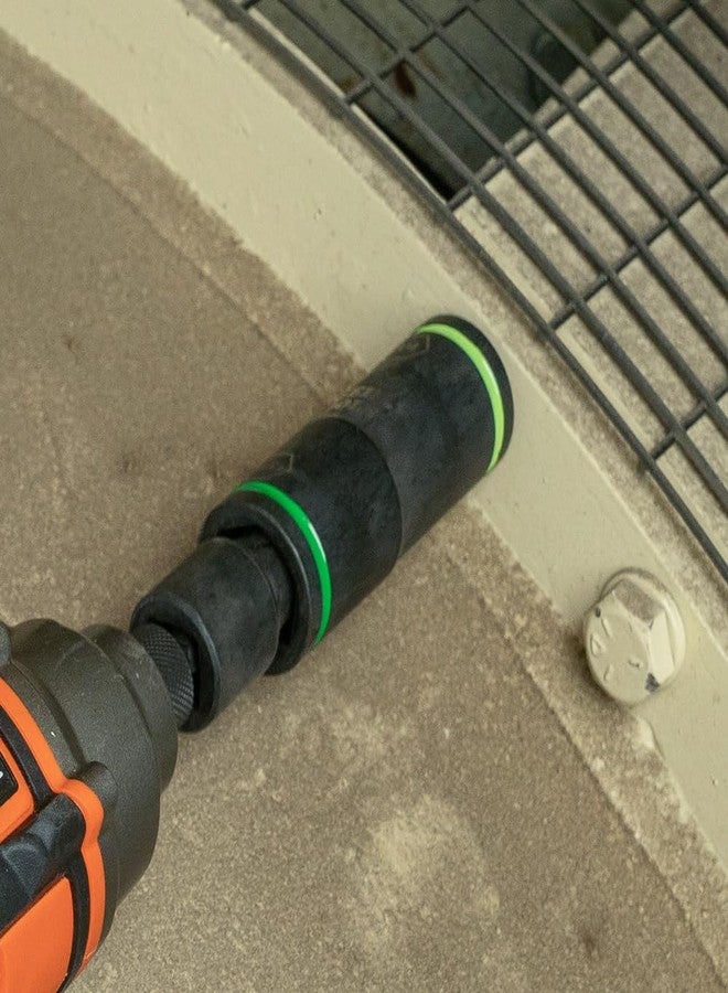 Klein Tools 66077 Impact Driver Flip Socket, 7/16- and 3/8-Inch Sizes, Use with Klein Tools Compact Impact Wrenches BAT20CW, BAT20CW1 - Image 5