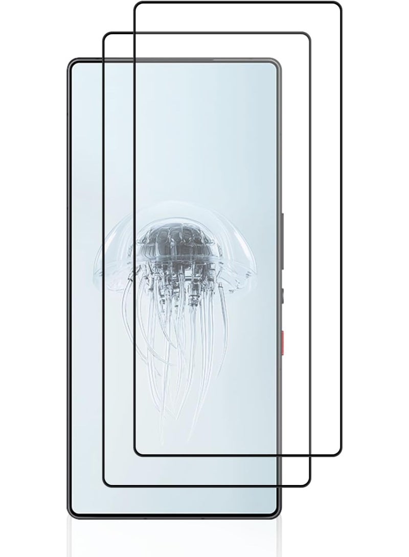 واقي شاشة من قطعتين لهاتف Red Magic 11 Pro/Red Magic 11 Pro Plus، مضاد للخدش، شفافية عالية، مضاد لبصمات الأصابع، خالٍ من الفقاعات، واقي شاشة ممتاز من الزجاج المقوى لهاتف Magic 11 Pro Plus - Image 1