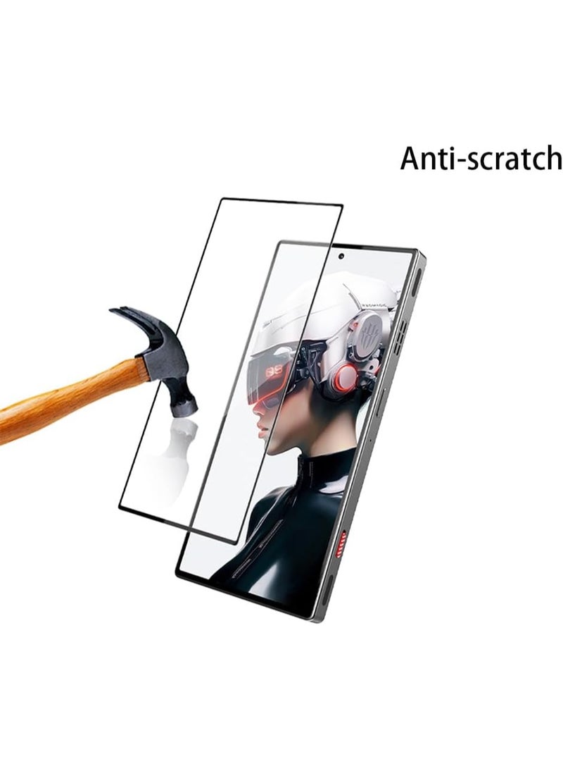 واقي شاشة من قطعتين لهاتف Red Magic 11 Pro/Red Magic 11 Pro Plus، مضاد للخدش، شفافية عالية، مضاد لبصمات الأصابع، خالٍ من الفقاعات، واقي شاشة ممتاز من الزجاج المقوى لهاتف Magic 11 Pro Plus - Image 5