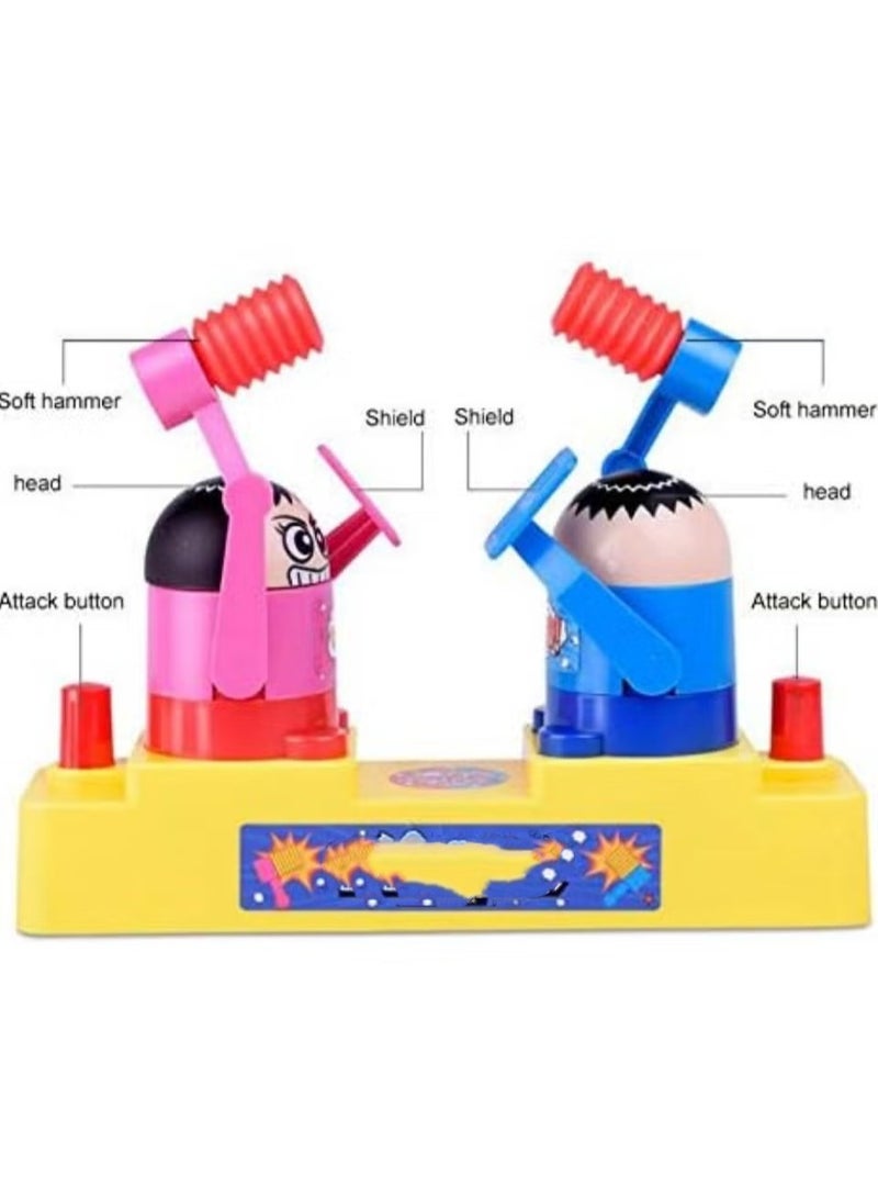 Double Battle Hit & Double Battle Board Toy, Fun 2 Players Hammer Hiding Game for Families with Kids, Popular Race & Sport Strategy Educational Game Tea Party Suppliers - Stress Relief & Interaction  - Image 4