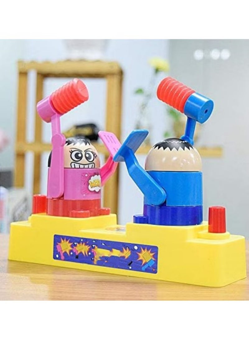 Double Battle Hit & Double Battle Board Toy, Fun 2 Players Hammer Hiding Game for Families with Kids, Popular Race & Sport Strategy Educational Game Tea Party Suppliers - Stress Relief & Interaction  - Image 2