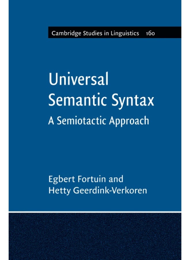 Universal Semantic Syntax: A Semiotactic Approach  - Image 1