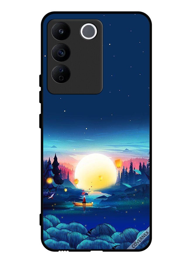 Covernex Protective Case Cover For Vivo V27e Sunset View Paint - Image 1