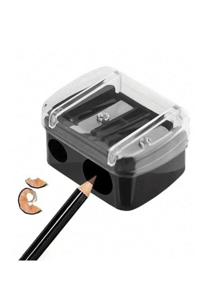 Dual Makeup Sharpener – Professional Cosmetic Pencil Sharpener, 2 Pieces (Color May Vary) - Image 2