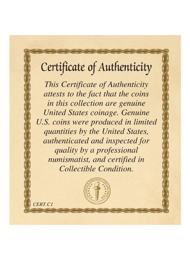 American Coin Treasures 1943 Lincoln Steel Penny Coin Cuff Links United States Coins Men'S Minted Only One Year  - Image 2