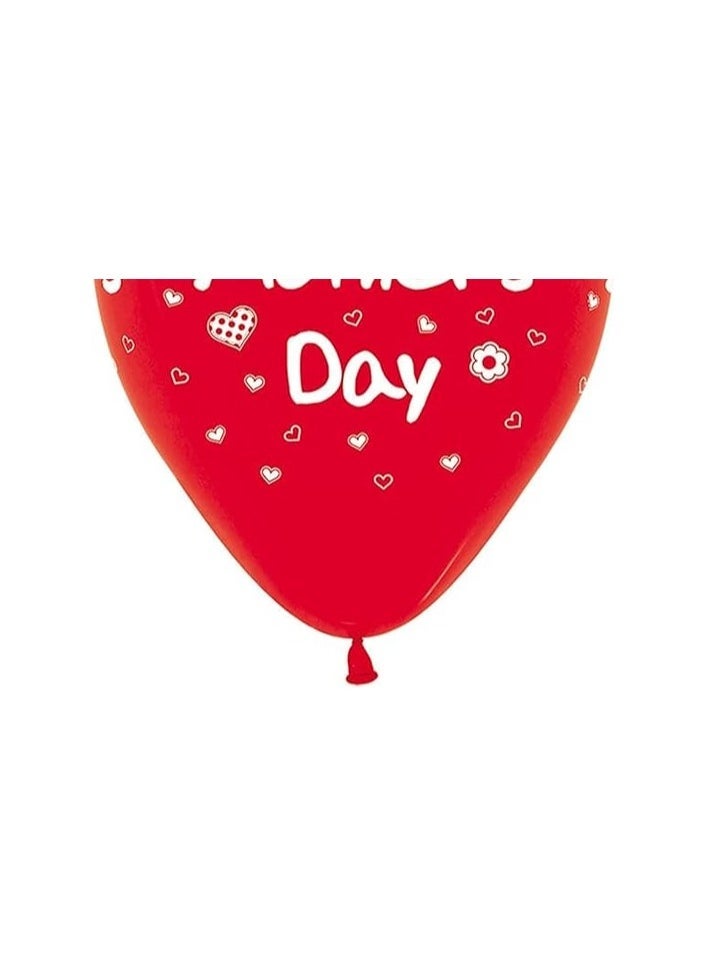 سيمبرتكس مستلزمات الحفلات بالونات أو ديكورات 12 قطعة لكل كيس مثالية لأعياد الميلاد وحفلات الزفاف وحفلات استقبال المولود الجديد والاحتفالات متينة وسهلة الاستخدام لأي مناسبة (عيد الأم) - Image 3