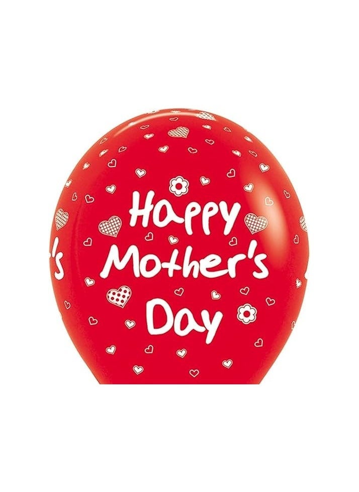 سيمبرتكس مستلزمات الحفلات بالونات أو ديكورات 12 قطعة لكل كيس مثالية لأعياد الميلاد وحفلات الزفاف وحفلات استقبال المولود الجديد والاحتفالات متينة وسهلة الاستخدام لأي مناسبة (عيد الأم) - Image 2