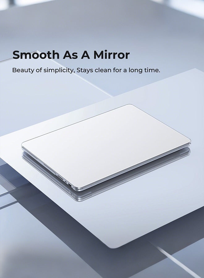 قيليرا غطاء صلب متوافق مع MacBook Pro 14 بوصة (A3112 / A3185 / A3401 / A2918 / A2992 / A2779 / A2442) – غطاء شفاف مع واقي لوحة مفاتيح أمريكية وواقي شاشة، متوافق مع شرائح M4 / M3 / M2 / M1 - Image 5