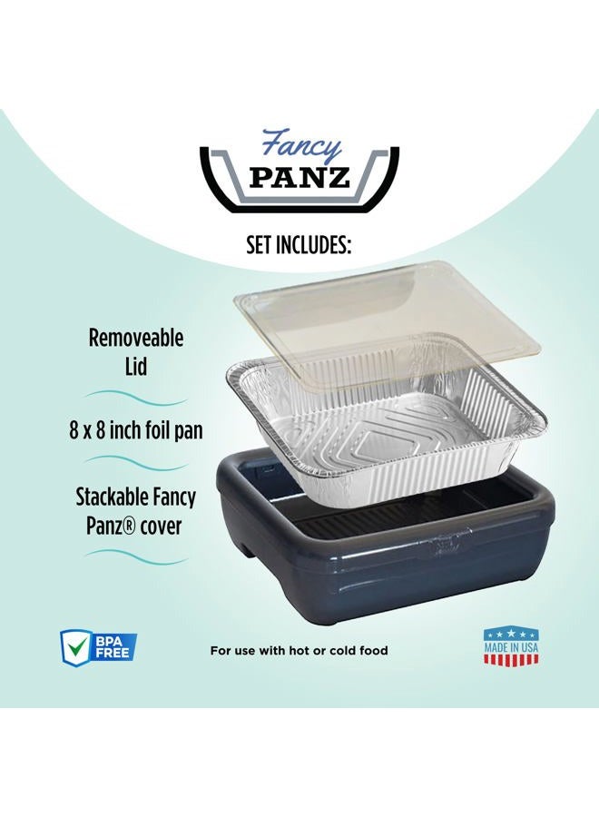 Fancy Panz FP88002C11 8 x 8 Red Portable Casserole Carrier, Plastic - Image 3