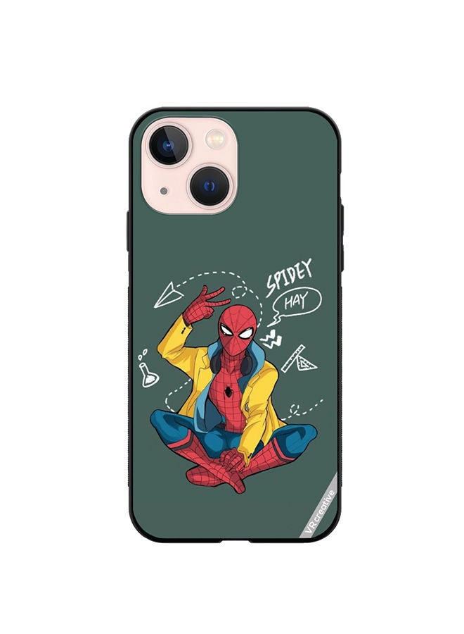 VR CREATIVE Protective Case Cover For Apple iPhone 13 Spiderman Design Multicolour - Image 1
