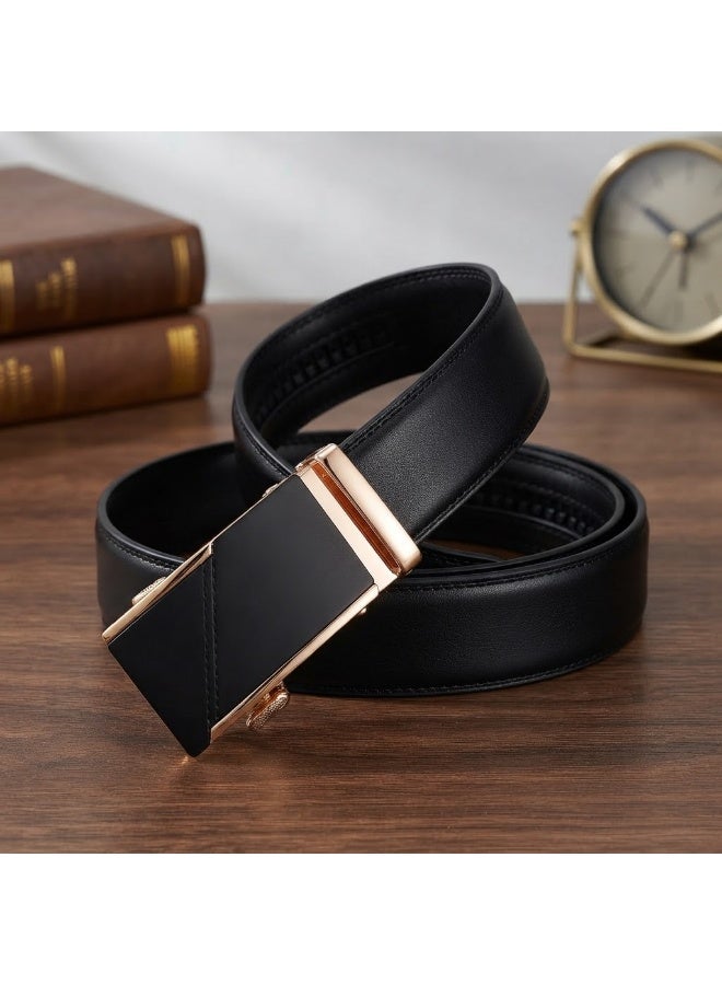 Stylish men's belt made of 100% genuine leather, durable and high quality - Image 1