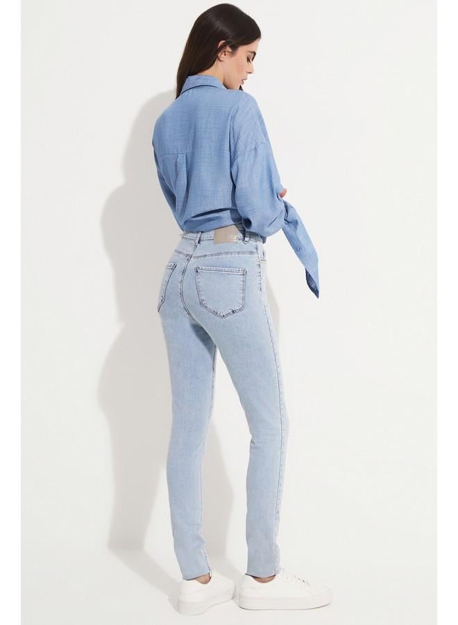 جون جينز نسائي سكيني أزرق فاتح - Image 4