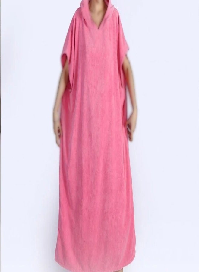 Multi-colored microfiber robe, highly absorbent, lasts longer without damage or color change.  - Image 4