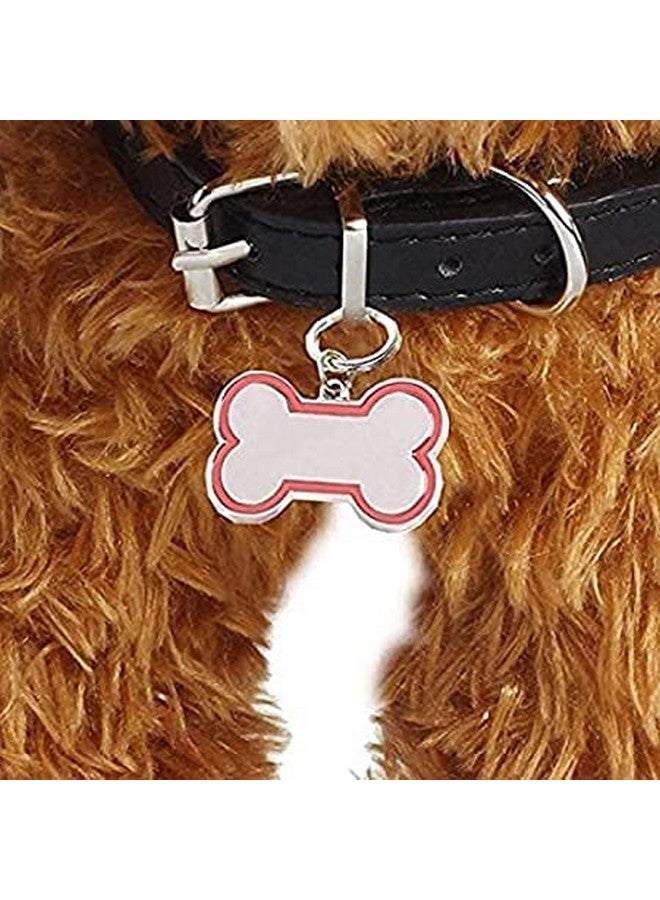 Bone Shape Collar Tag Cum Pendant Breed Dog/Puppy/Kitten/Cat (Color May Vary) Medium - Image 4