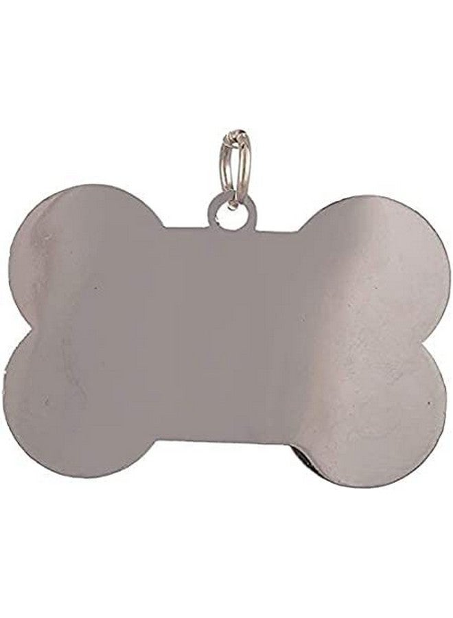 Bone Shape Collar Tag Cum Pendant Breed Dog/Puppy/Kitten/Cat (Color May Vary) Medium - Image 3