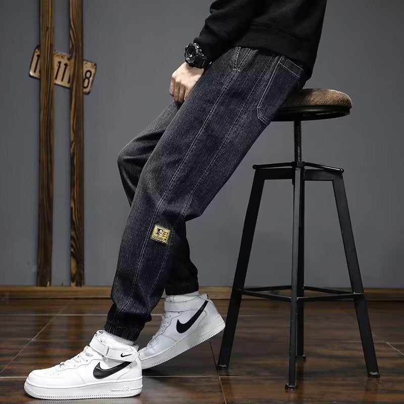 Unisex Classic Denim Jeans Loose Fit Daily Outdoor Wear - Image 1