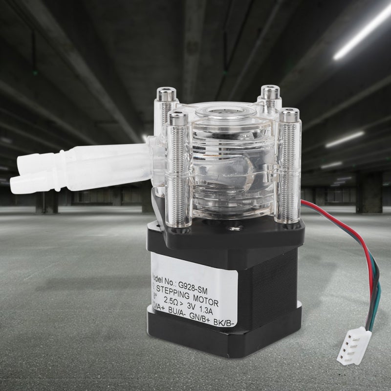 GROTHEN Step Motor Peristaltic Pump 42 Stepper Motor 0-400ml/Min Flow Range - Hand-Twisted Pump Cover Quick Tube Replacement for Laboratory Liquid Transfer - Image 2