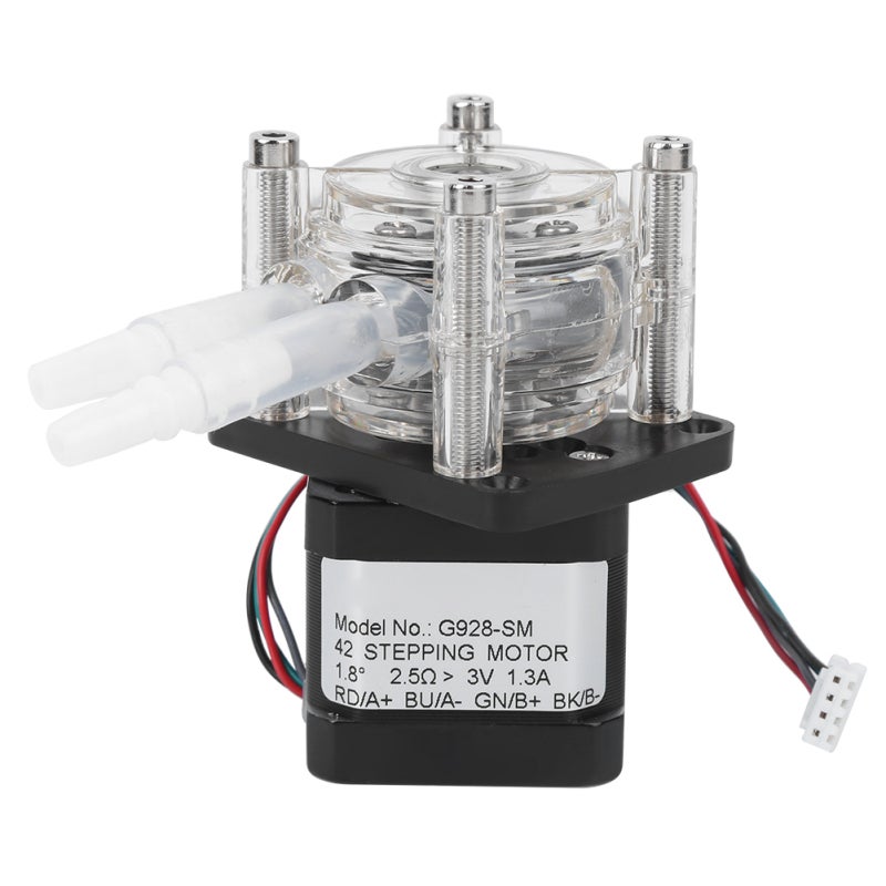 GROTHEN Step Motor Peristaltic Pump 42 Stepper Motor 0-400ml/Min Flow Range - Hand-Twisted Pump Cover Quick Tube Replacement for Laboratory Liquid Transfer - Image 3