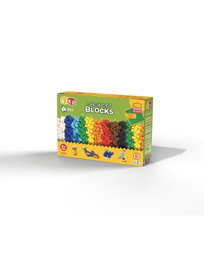 AIKO AIKO Premium Building Blocks Toys for Kids (1000 Pieces) - ABS Plastic | Best Lock Fitting | Fun Activities | Imagination, Educational & Learning Toys | Birthday Gifts for Boys & Girls (4+ Years)  - Image 2