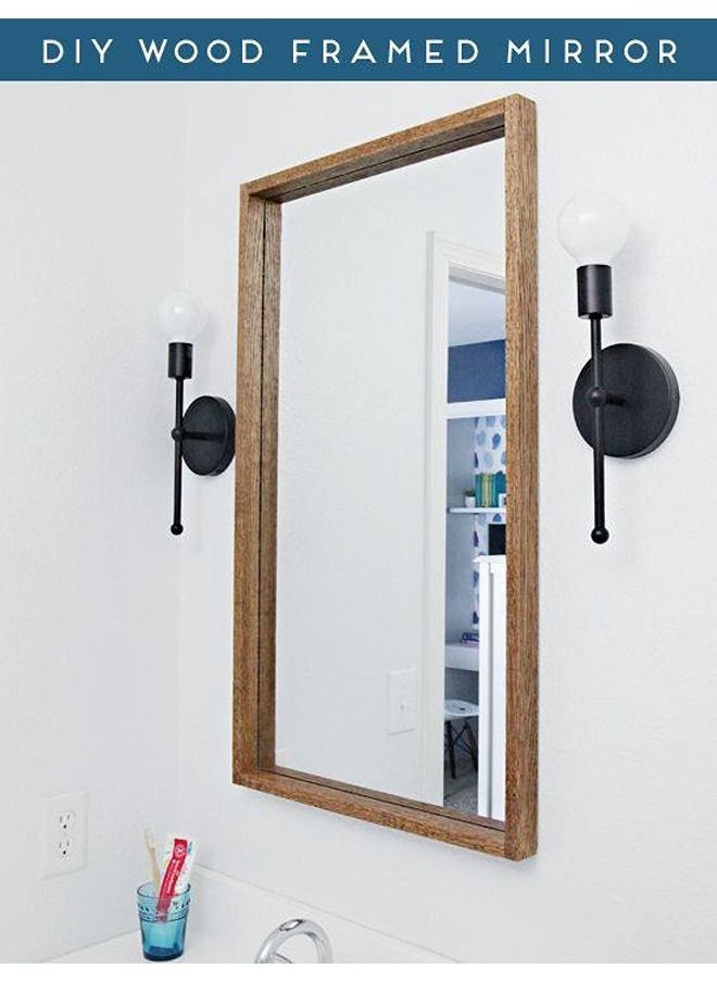 Art Wood wall mirror 