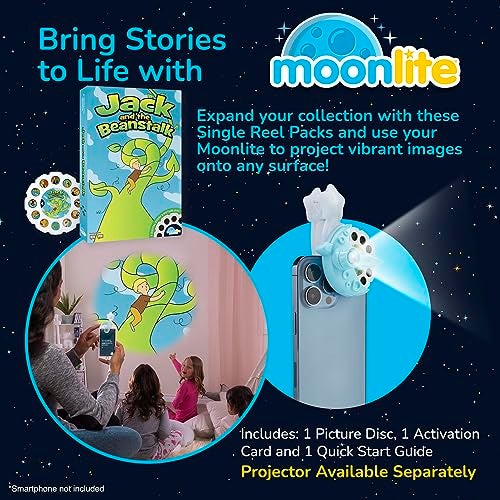 Moonlite Storytime - Jack & The Beanstalk - A Magical Way to Read Together - Projector Sold Separately - Single Disc Pack for Kids & Toddlers - Learning Gifts for Kids Ages 12 Months & Up - Image 2
