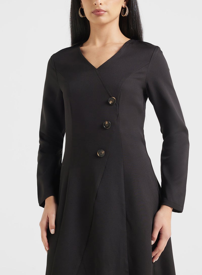 Button Front Dress
