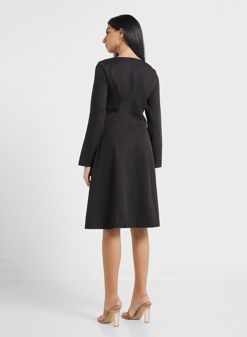 Button Front Dress
