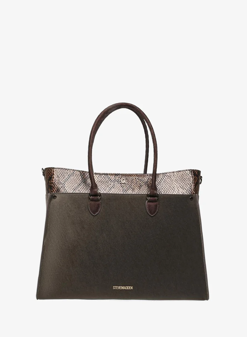 ستيف مادن Bmario-M Brown Bronze Tote Bag