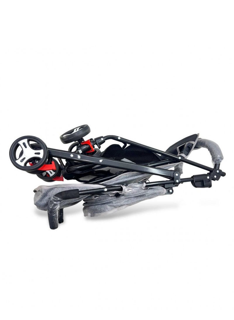 Kinlee baby stroller, gray color - Image 3