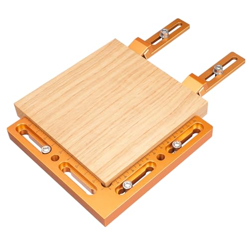 LUNYEE CNC Workpiece Positioning Fixture CNC Vise Clamps for TSlot Perforated Tables Woodworking Fixture with Repeatable Positioning Side Clamping CNC Machining Engraving and DIY Projects - Image 1