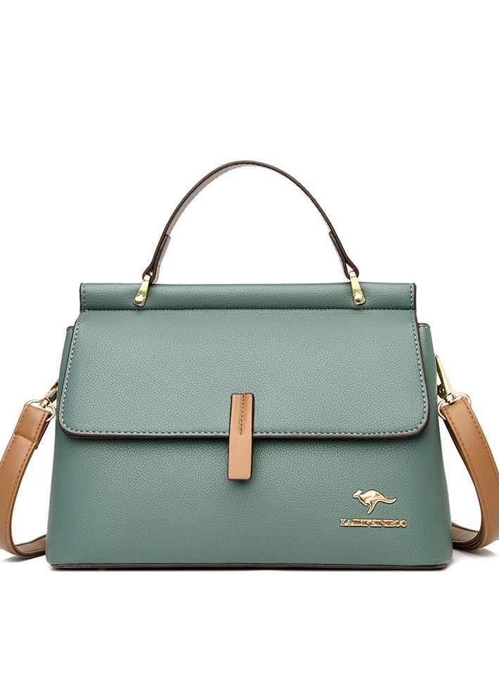 KANGAROO Texture Shoulder Crossbody Bag Fashion Elegant Exquisite Multi-pocket Charm High-Quality Fabric Large Capacity Handbag For Women Mother Girl Friend Gift 