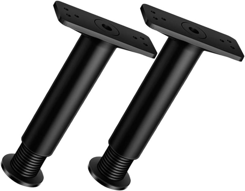Homoyoyo 2pcs Adjustable Bed Frame Support Legs Durable Replacement Feet for Bed Center Support Easy Install Heavy Duty Furniture Legs for Stability and Protection - Image 1