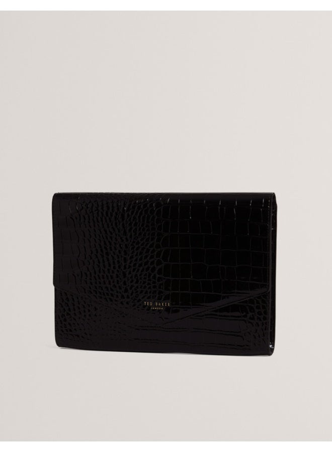 Ted Baker حقيبة ظرف أيقونة بتأثير كروك - Image 2
