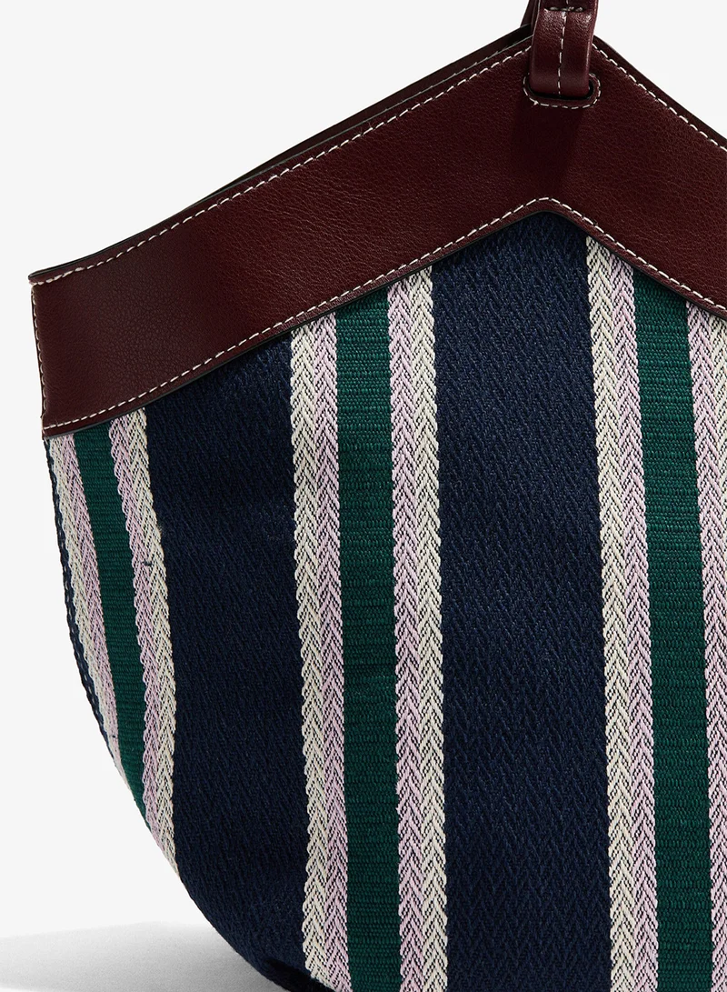 H&M  Herringbone shopper for Women | Best Price UAE