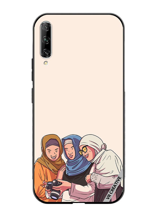 VR CREATIVE غطاء حماية لهاتف هواوي نوفا Y9S بتصميم فوتوغرافي متعدد الألوان - Image 1