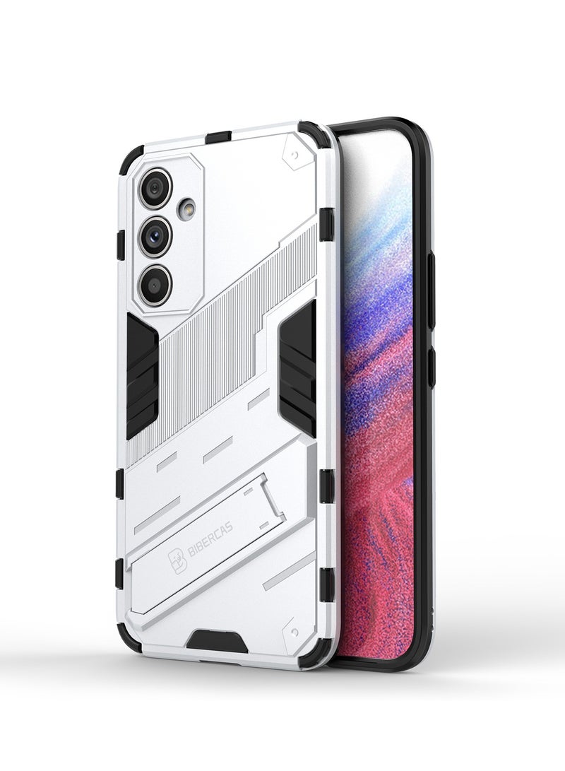 Samsung Galaxy A54 Mobile Case Cover with Hybrid Heavy Duty Protection Shockproof Defender Kickstand Armor Back Cover with Anti-Fingerprint Anti-Scratch Protector - Image 5