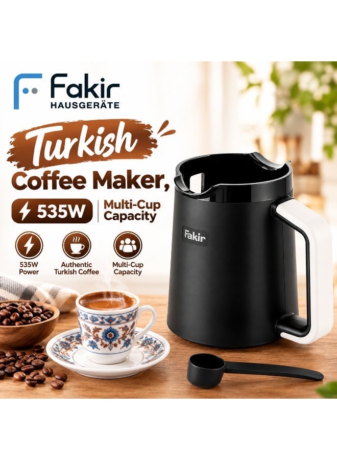 Fakir Turkish Coffee Maker 535W - Automatic Arabic Mocha Coffee & Milk Warmer with Pot, Multi-Cup Capacity, Auto Shutoff, Overheat Protection & Easy Cleaning for Home, Office & Gatherings - Image 1