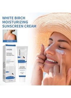 Jaysuing White Birch Moisturizing Sunscreen Cream - SPF 50+, PA++++ 50ml  - Image 1
