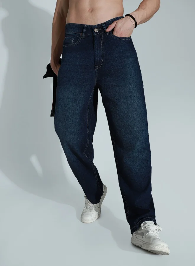 HIGH STAR Mens Blue Jeans
